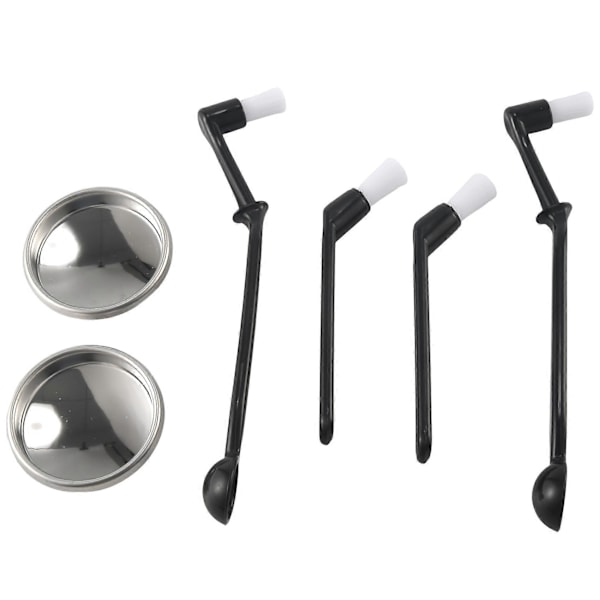 Kaffe Maskin Rengöringsset, Kaffe Maskin Borste Bakspolning Insats Metall Blind Filter 58 mm för Espr