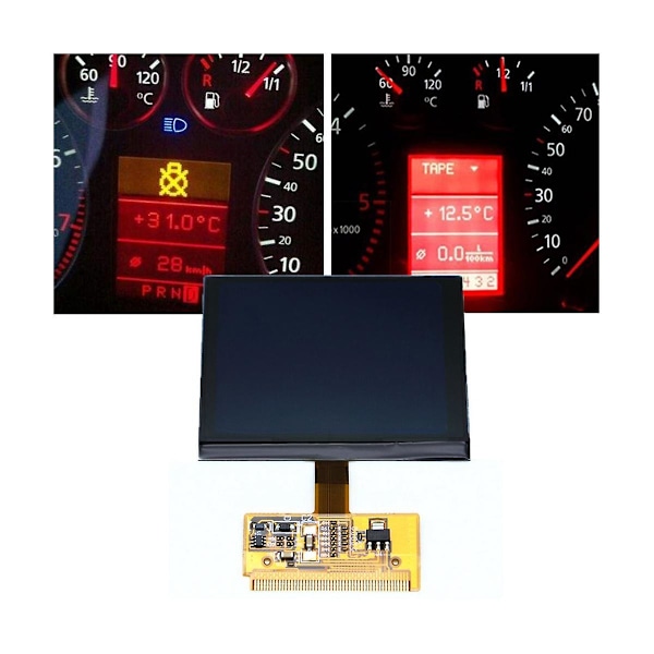 LCD-skärm för A6 C5, A3 S3 S4 S6 VDO-display för VDO LCD-kluster Digital instrumentbräda Pixelreparation