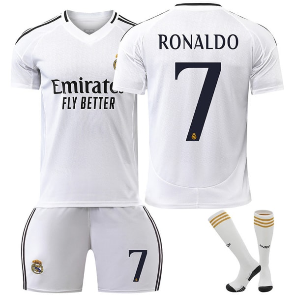 2023-2024 Real Madrid Home Football Jersey Vinicius No. 7 VINI JR M