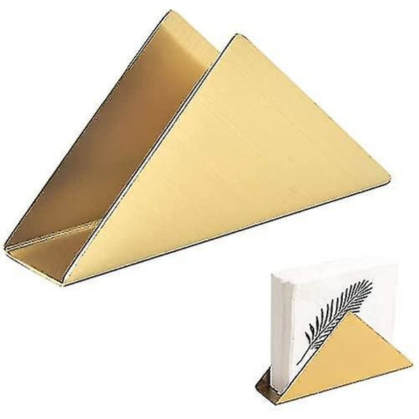 Lodret Serviet Holder, Rustfrit Stål Serviet Holder, Moderne Serviet Holder, Serviet Holder, Spisebord, Køkken (guld