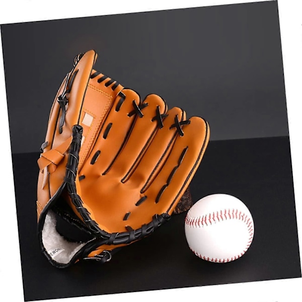 2 st Softballhandskar Infieldhandske Sporthandske för Infield Spelare Tjockare Infield Pitcher Basebollhandskar