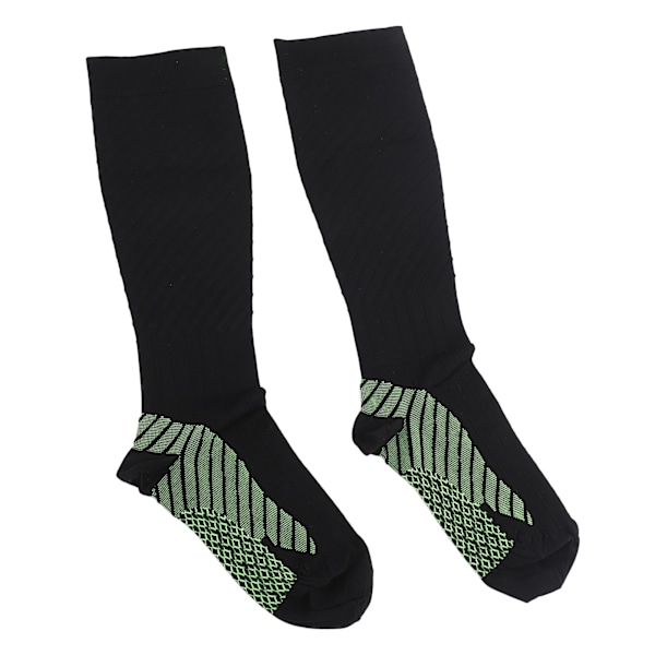 1 Pair Sports Compression Socks Fatigue Relief Promote Circulation Breathable Calf Tube Socks for Men Women Outdoor L