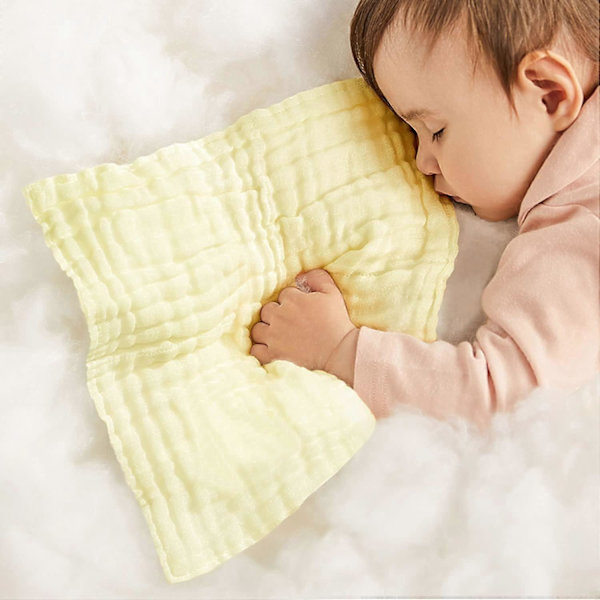 8 Pakke Baby Muslin Klud, Muslin Firkantet Blød Spænde Klud Nyfødt Vask Klud Baby Vask Klud