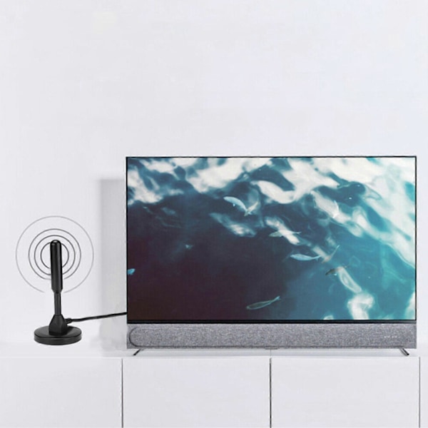Inomhus-TV HD Digital Antenn DTMB ATSC ISDB Markant Aerial med Bas