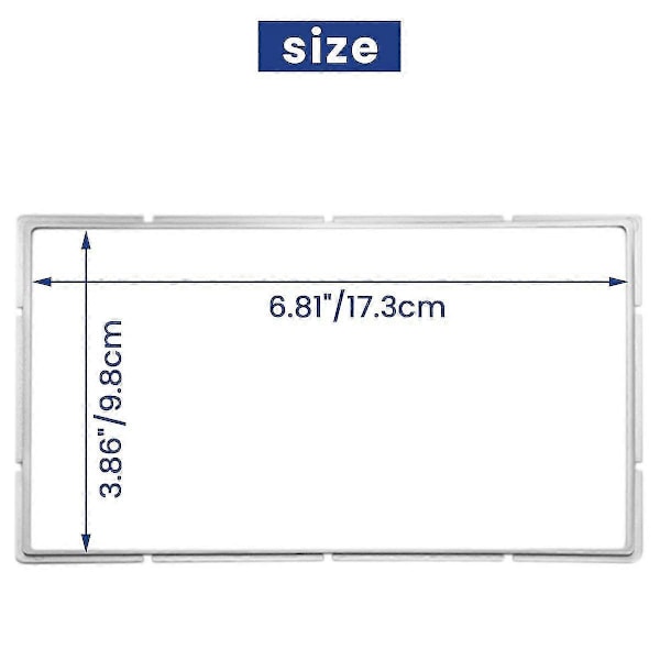 2 Din Bilstereo Ram Trim Kit för Instrumentbrädan för Toyota Yaris Vitz Platz 2005-2011 DVD-spelare Installationsram Fascia