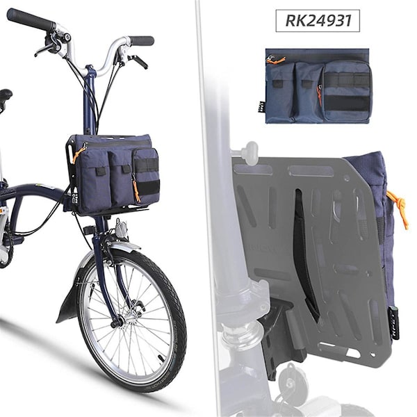Rhinowalk Cykeltaske Adapter Forreste Stativ Taske Bærerblok Adapter til Foldbar Cykel Kurvboks Cykling