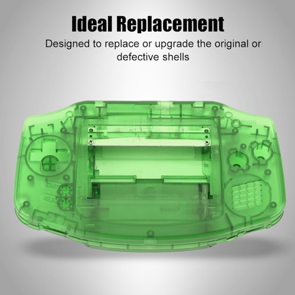 Hylsterhus Skal Pakke Udskiftning Dæksel Kit Dele Udskiftning Til GBA Transparent Grøn