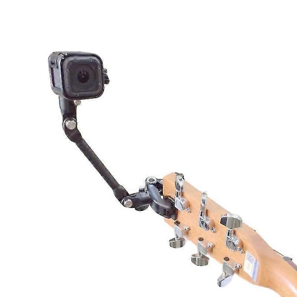 Justerbar Instrument Gitarr Musik Jam Mount Roterande Scenklämma för Hero 8 7 6 5 3 4 GoPros Del