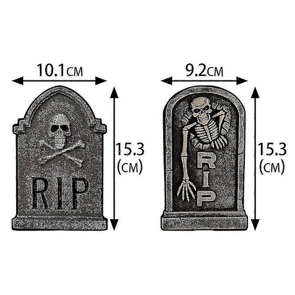 Halloween Spøgelsesfest Dekoration Rip Gravsted Vaseindsats Glad Halloween Spøgelsesfestival Festartikler Gravsted Kage Toppers 2023