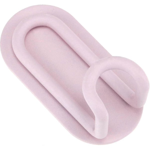Paket med 4 Självhäftande Dekorativa Väggkrokar Rosa