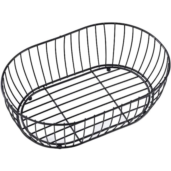 Metal fruit bowl, wire fruit basket, black iron fruit rack, fruit decoration rack, vegetable snack bread storage rack