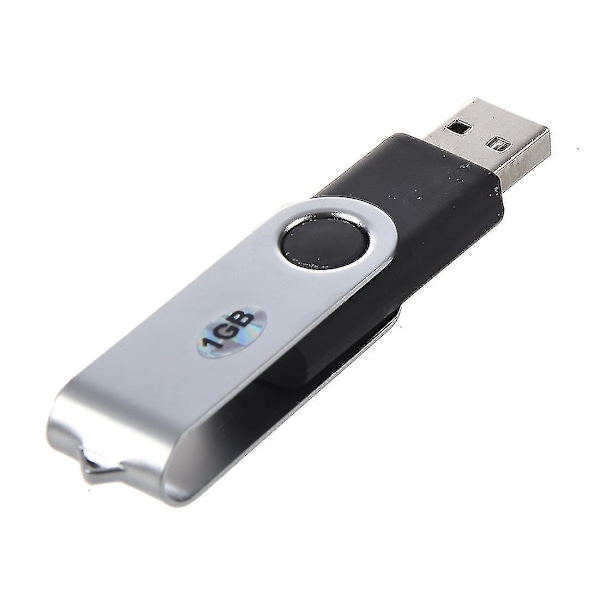 1 Gt Musta USB 2.0 -muistitikku Jump Drive -kynä 2,17\" x 0,71\" x 0,24\"