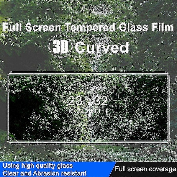 Skärmskydd för Motorola Moto X40 5G/Edge 40 Pro 5G, Anti-Repskydd, Klar, Full Täckning, 3D C