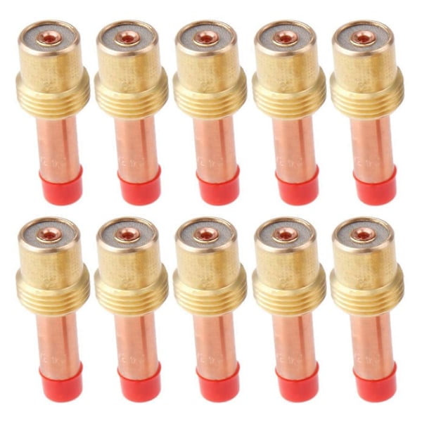 10 st TIG Tillbehör Gaslins Medium 45V26 Storlek 2,4 mm 3/32 Tum för Svetspistol 17 18 26 DB PTA Serie Förbrukningsmaterial