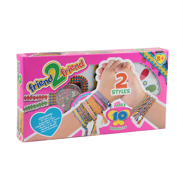 Jente Håndverksett DIY Armbåndslaging Smykker Vennskapshåndverk for Jenter 5-12 År Gamle Lekegaver B