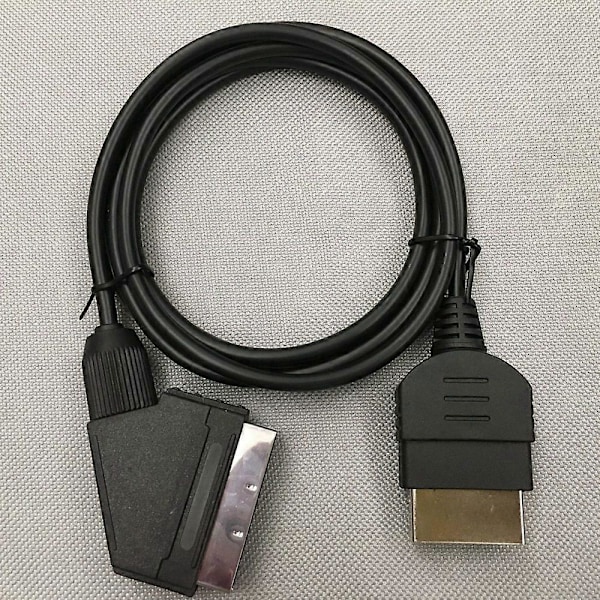 1.8M/70.87in RGB SCART-kabel 24-pin Høy Definisjon Passer for TV AV, Scart RGB-kabel for Spillkonsoll