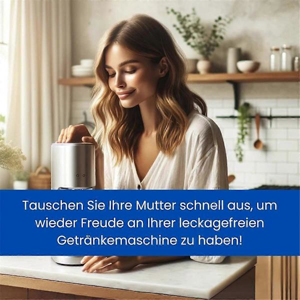 2 kpl Vaihtoehtoiset Mutterit Jet, Spirit, Crystal, Terra, Duo 1.0 & 2.0, Quick-Fit CO2-Liitäntään