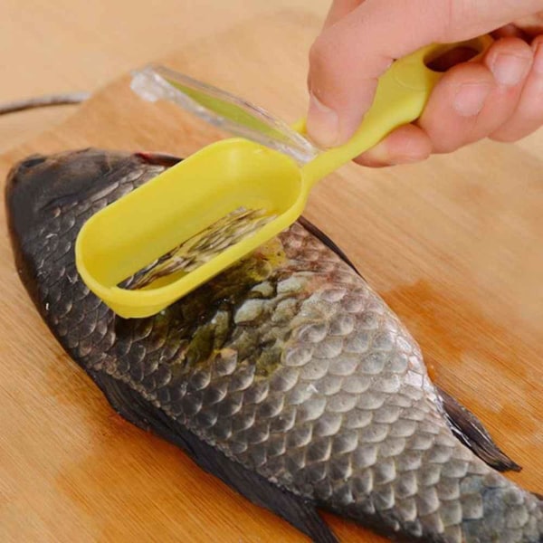 Fiskeskæl / Skræller - Skræller skæl fra fisk yellow