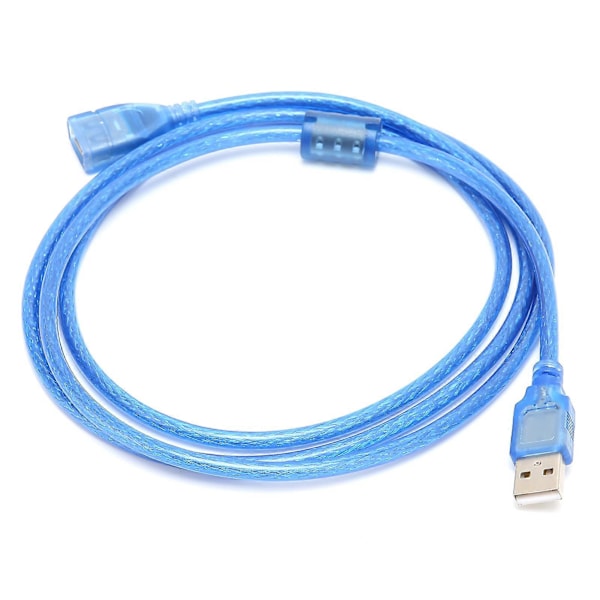 Data-kabel hann til hunn Dobbel skjermet USB 2.0 forlengelseskabel for dataoverføring 5 meter