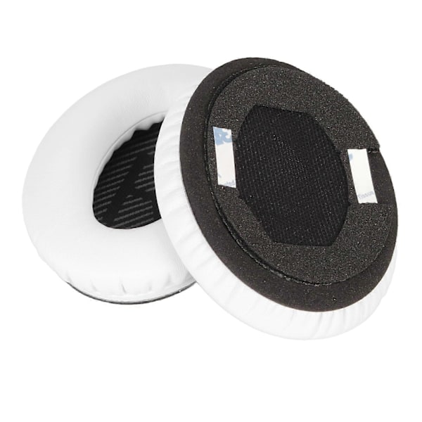 Ersättningsöronskydd Mjuka Proteinläder Minnesskum Hörlursöronskydd för QC35 35ii QC25 QC15 QC2 AE2i AE2W Vit