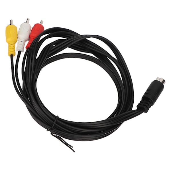 Mini DIN 10-pin til 3 RCA-kabel Hann til Hann Klar Signal Videoadapterkabel for TV-skjerm Projektor 1,8 m