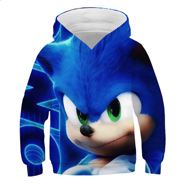 Pojkar Flickor Sonic Kids Hoodie Sweatshirt Höstrock Ytterkläder 140cm