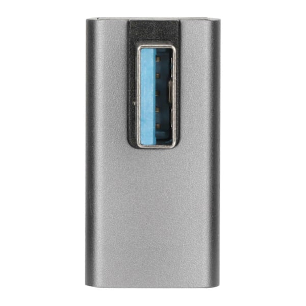 2 st USB3.0 Han till Hona Adapter 10 Gbps Snabb Värmeavledning Liten Bärbar 90 Graders USB-adapter för Hem Kontor