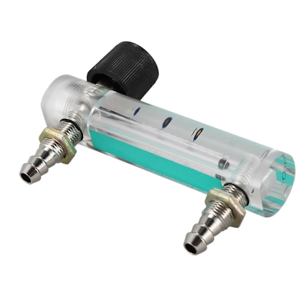 0,1-1,5 LPM 1,5 L Oksygenstrømmåler Flowmeter Kompatibel med Oksygen Luft Gass