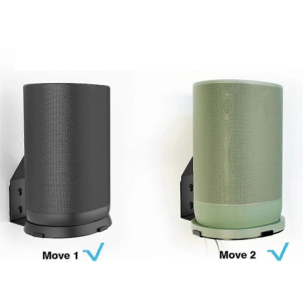 Metall Veggfeste for Sonos Move 1 & Move 2 Høyttalerholder Veggoppbevaring Høyttalertilbehør
