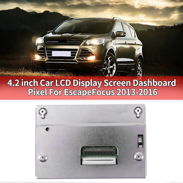 4,2 tommers LCD-skjerm for dashbord i bil, Pixel for Escape/Focus 2013-2016 LQ042T5DZ01 LQ042T5DZ07