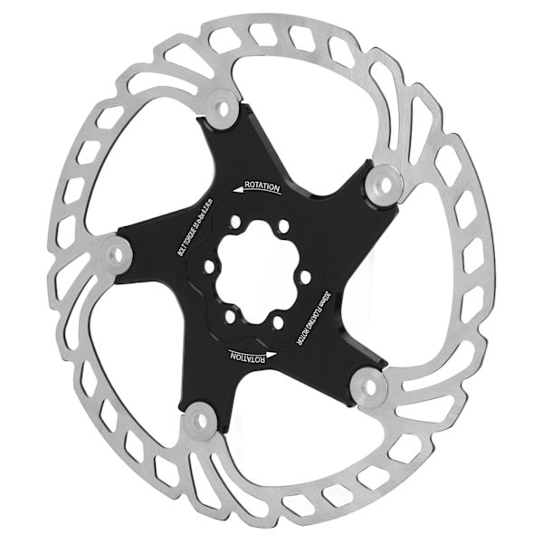 Sykkelskivebremsrotor Lett Vekt Varmeavledning Terrengsykkel Landeveissykkel Flytende Bremseplate med 6 Skruer 203mm/8in