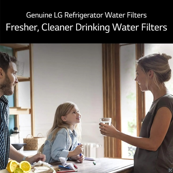 1-2-pack LG LT1000P ADQ747935 Kylskåpsvattenreningsfilter Helt nytt 1 pcs