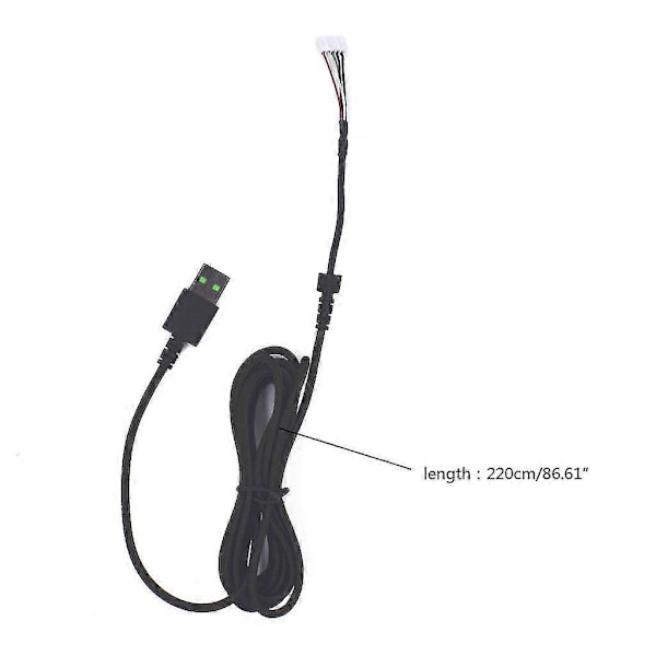 Reservedel for Razer Mamba Elite Mus - Slitesterk Nylonflettet Muskabel