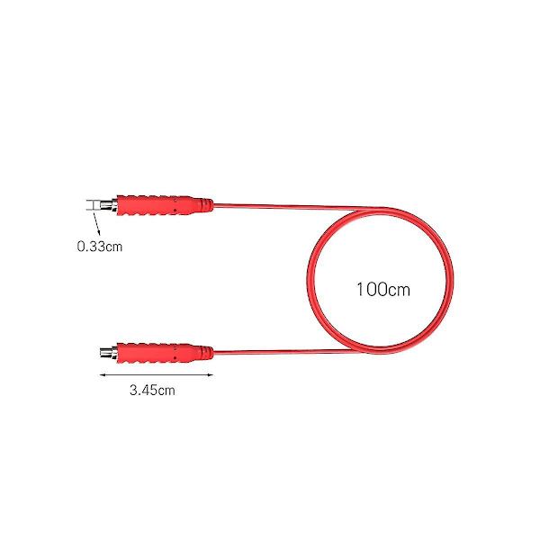 6 kpl Magneettiset Testijohdot Silikoninen Pehmeä Joustava Hyppyjohto Testijohdot 30v Ac5a 3.3ft Magneettinen Testijohto