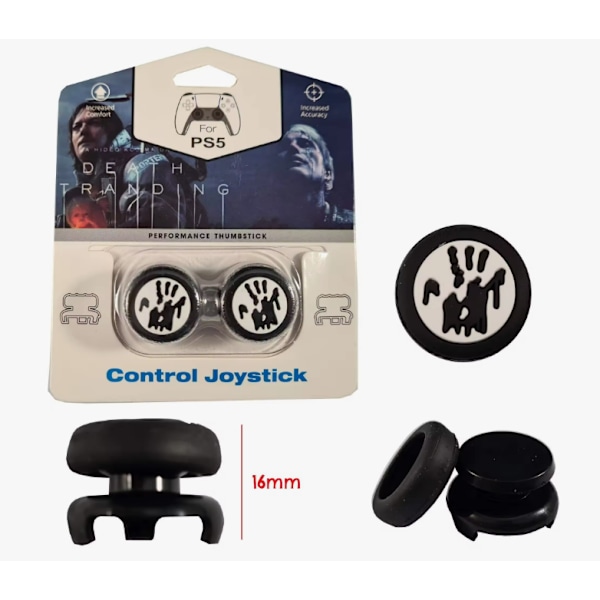 Speluppgraderingskit för Gamepads: Joystick-skydd + 16mm Höjare - Höj Ditt Spel Death Stranding