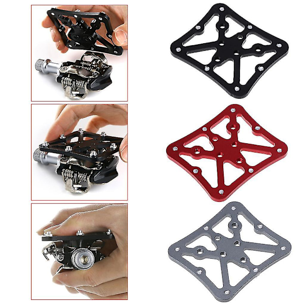 Cykel Metal Clipless Pedal Adapter Platform Til Spd
