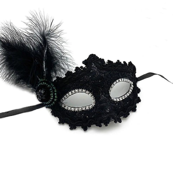 Onsdags Addams Klänning Cosplay Kostym Barn Flickor Fest Svarta Klänningar Onsdags Halsband Mask Peruk (gratis frakt) only Mask 130cm