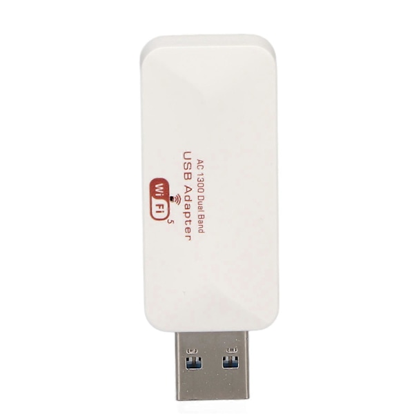 USB WiFi Adapter USB3.0 Dobbelt bånd 1300Mbp Højhastighed MU MIMO Soft AP Mode Trådløs WiFi Adapter til PC Desktop Laptop