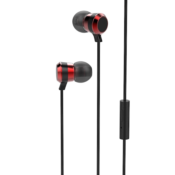Hörlurar med mikrofon, trådbundna smartphone 3,5 mm jack In-ear 1,2 m