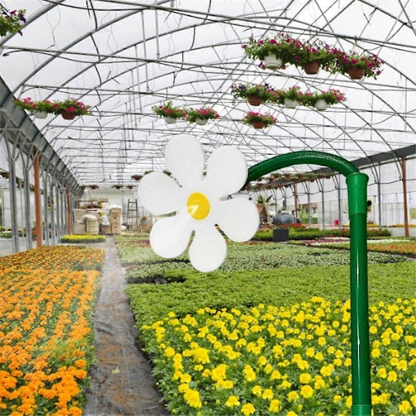 Tanssiva Daisy -kastelulaite, sopii puutarhan kasteluun, puutarhan kastelutyökalu, valkoinen