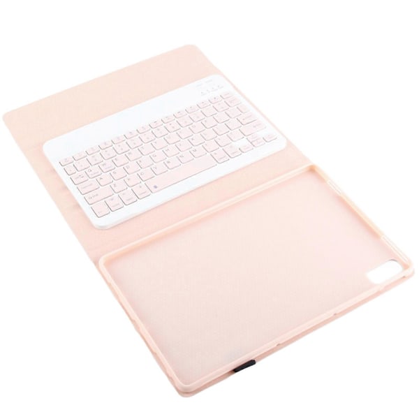Tabletttangentbord Magnetiskt Skyddande Fodral BT-Koppling Smalt Trådlöst Tangentbord för Tab P11 2:a Generationen 11,5 tum Pad Plus 2023 Rosa