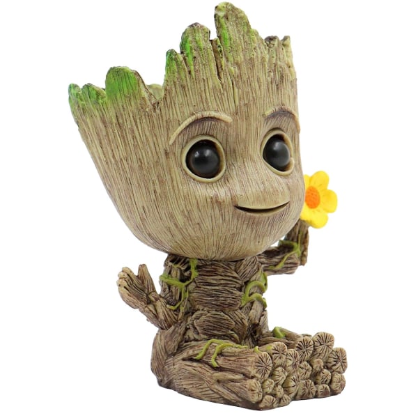 Baby Groot, Blomsterpotte - Blomst brown