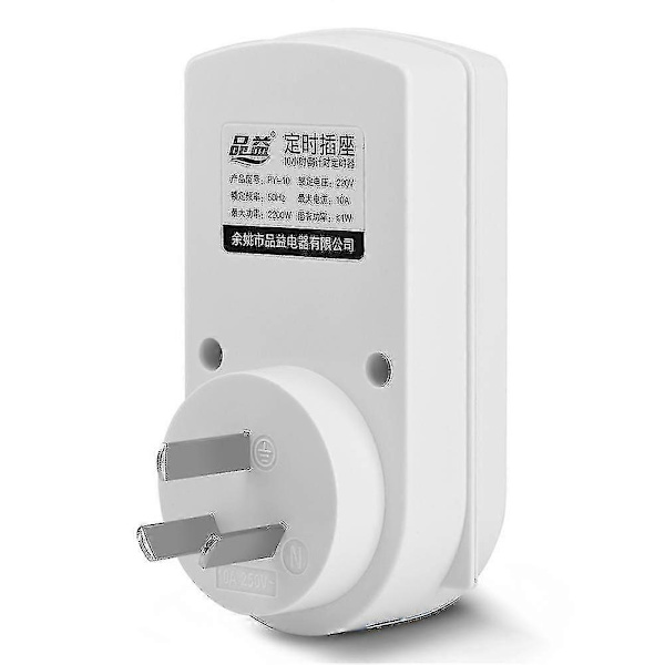 10A Timer Stikkontakt Mekanisk Rotationstimer Switch Stikkontakt Nedtælling Vægstikkontakt AU Stik