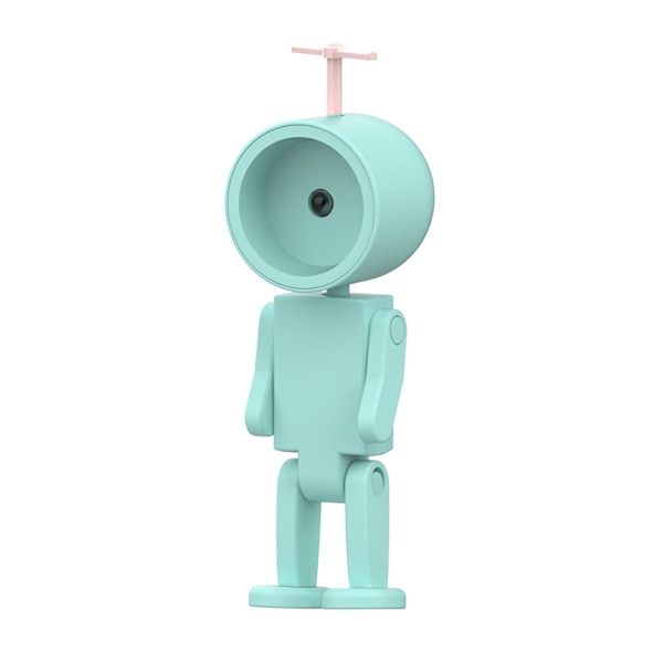 Astronaut Magnetisk Nattlampa LED Mini Robot Batteri Boklampa Blue Round