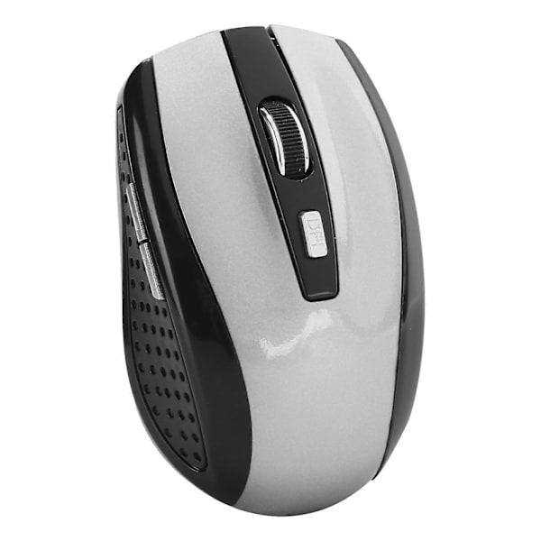 Trådlös Mus Notebook Dator Optisk Speltillbehör med Justerbar DPI 250HzSilver