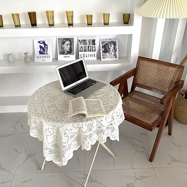 Högkvalitativ satin bordsduk, vattentät, fläckbeständig, elegant och modern, fest och bankett 90 x 90
