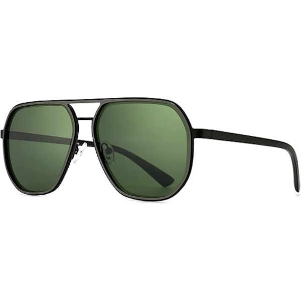 Menn's Polygonal Solbriller Polariserte Mote Firkantede Solbriller Retro Aviator Solbriller UV400 Beskyttelse