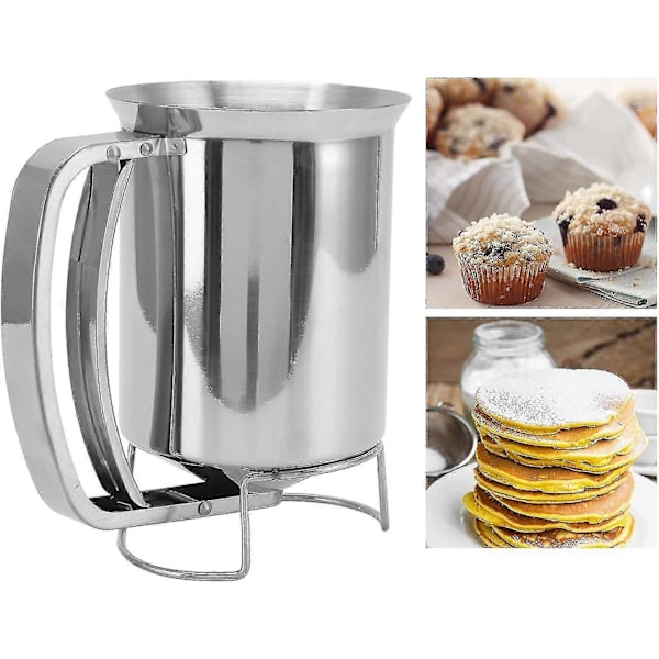 Cupcake Røredispenser Håndholdt Rustfritt Stål Røredispenser Kake Separator Enkel Å Bruke For Hjemmekjøkken