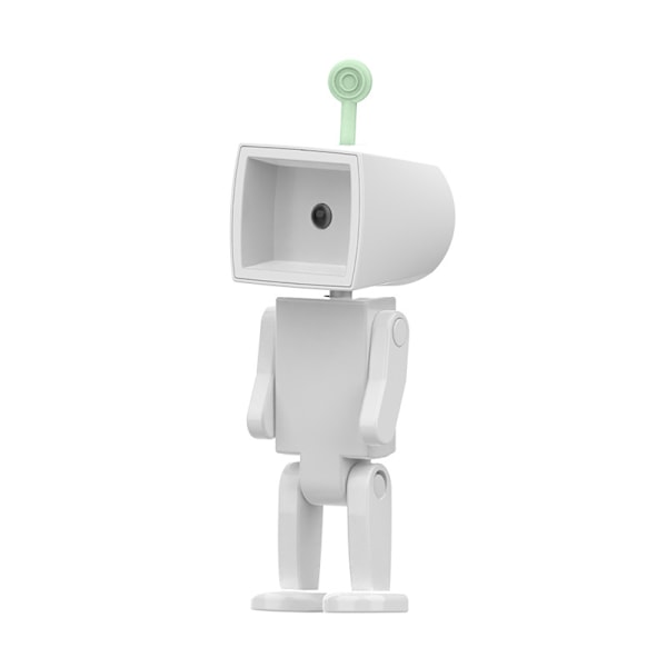 Astronaut Magnetisk Nattlampa LED Mini Robot Batteri Boklampa White Blocks