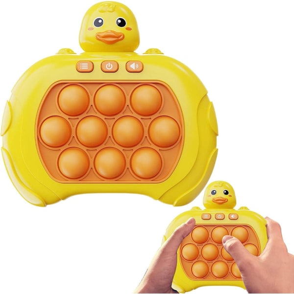 Pop It Game - Pop It Pro Light Up Game Quick Push Fidget Spel Yellow ANKA DUCK